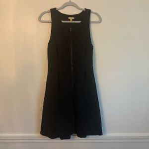 Anthropologie Leifsdottir Sleeveless zip black dress Size 10